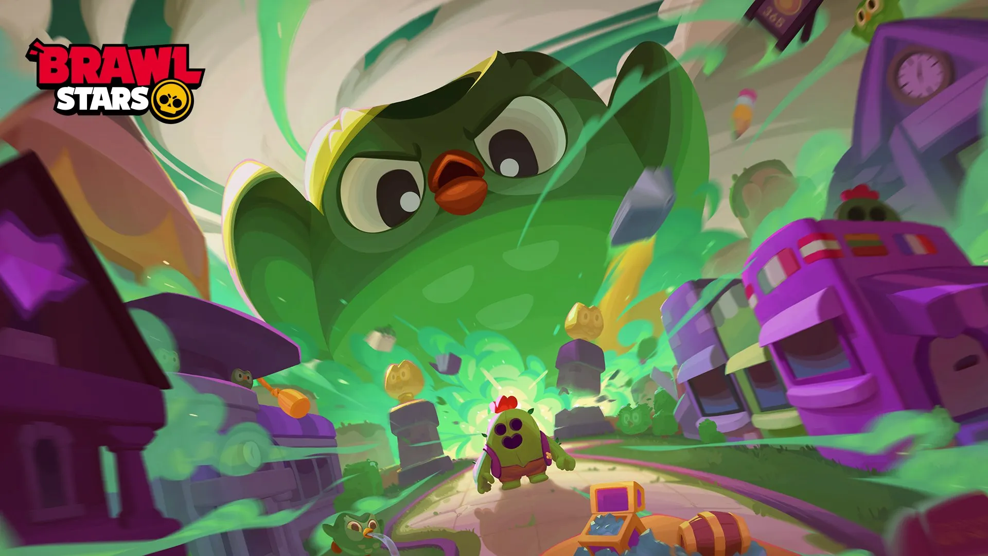 Brawl Stars x Duolingo Collaboration