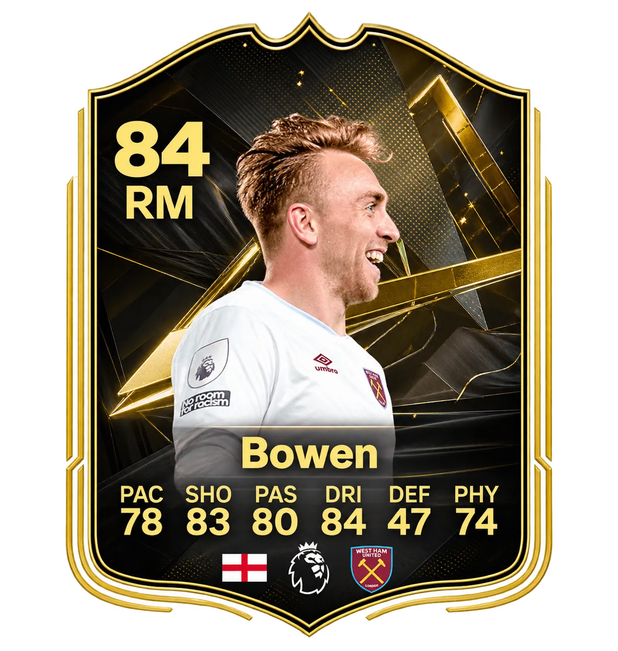 Jarrod Bowen FC 27 TOTW 6 84 RM card