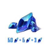 60 Opals + 9 Bonus | Crystal of Atlan (Asia)