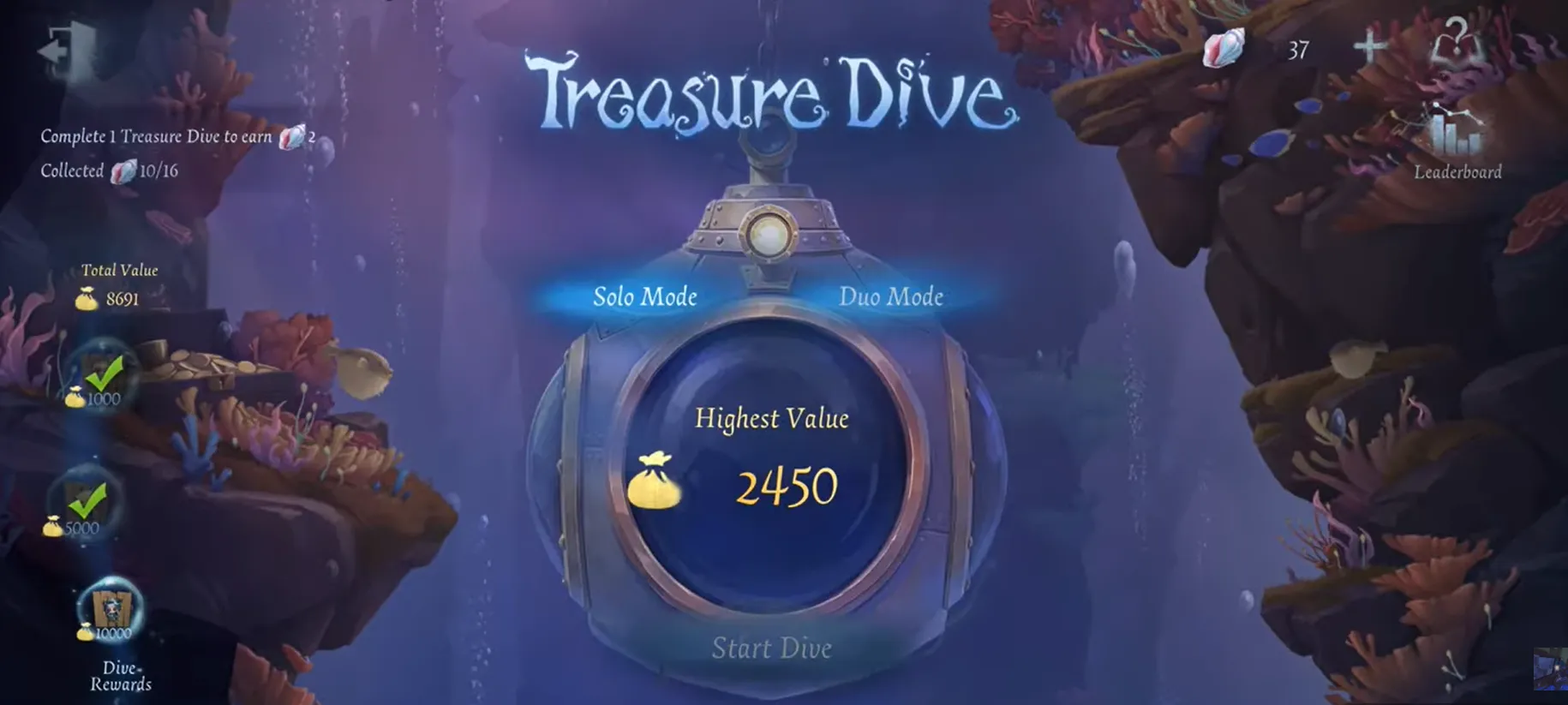 Complete Treasure Dive