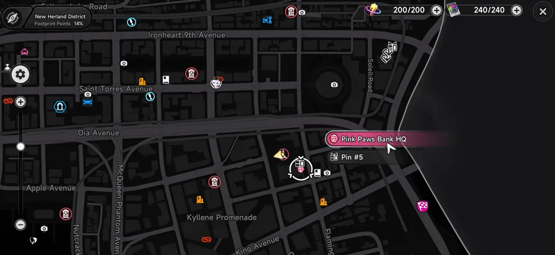 NTE Safe Map