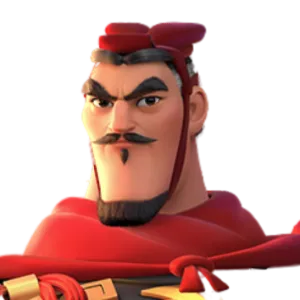 Bai Qi commander portrait in Rise of Kingdoms