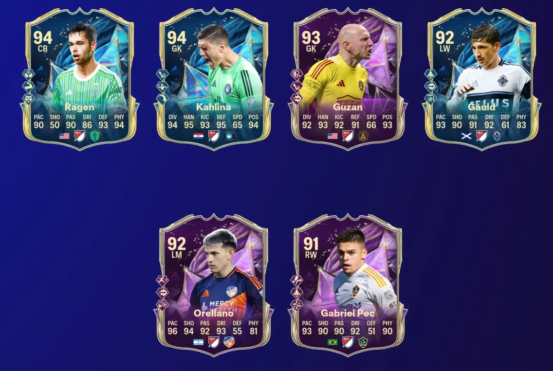 EA FC 25 MLS TOTS players