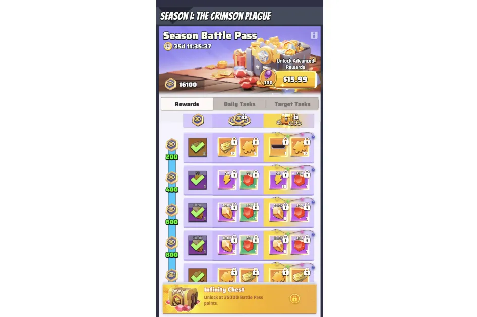 Seasonal Battle Pass Seasonal Battle Pass