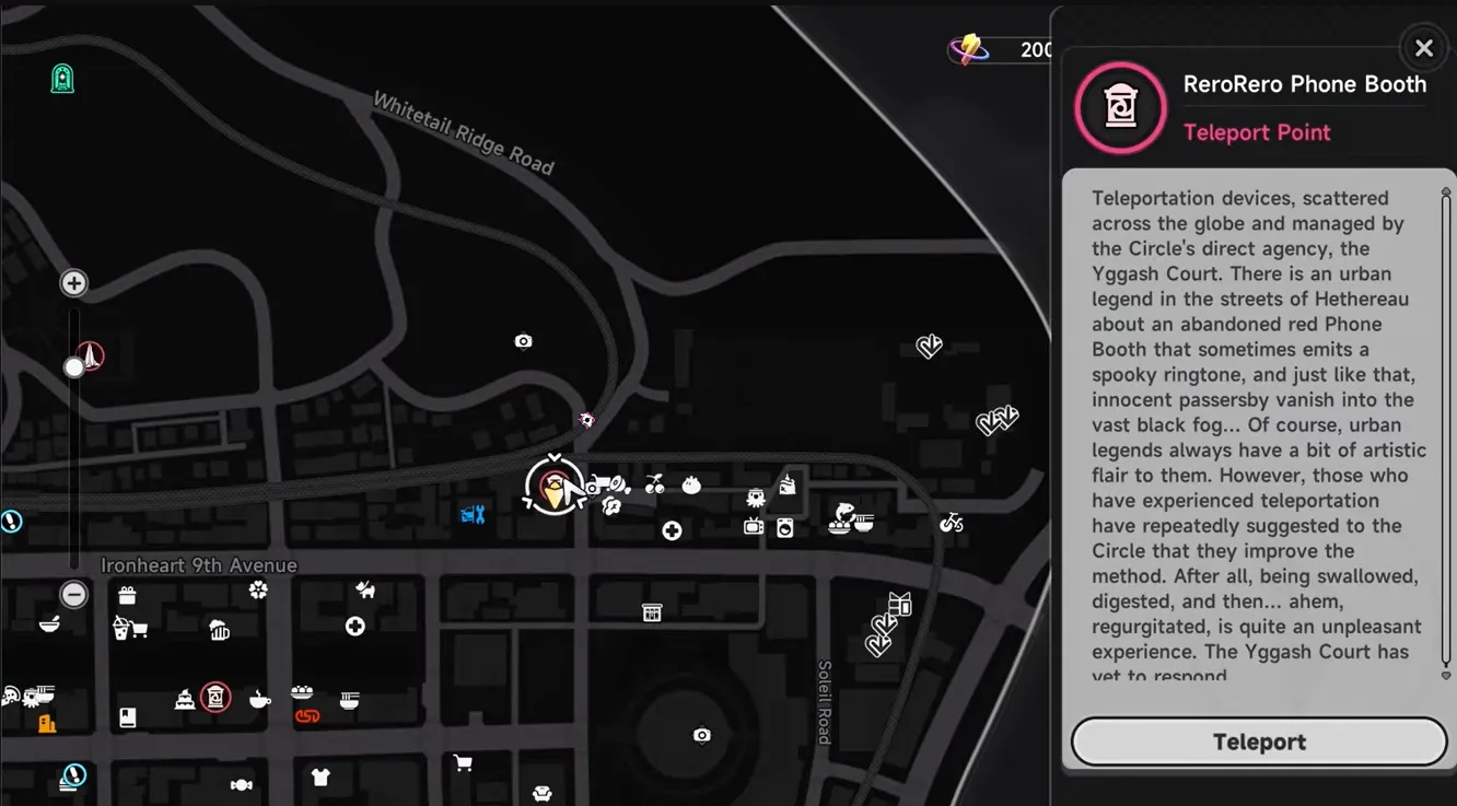 NTE Safe Map