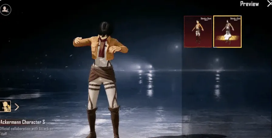Mikasa Ackermann Character Set anime