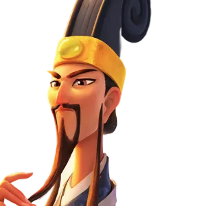 Zhuge Liang commander portrait in Rise of Kingdoms