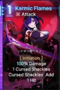 Karmic Flame (1-cost Skill Card)