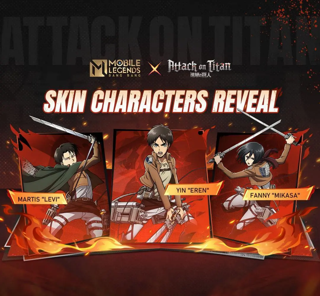 Mobile Legends: Bang Bang x Attack on Titan Skin