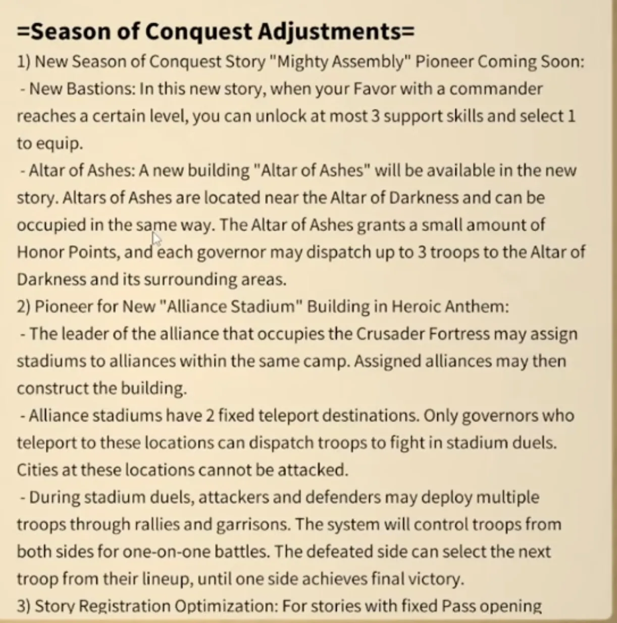 Season of Conquest|Rise of Kingdoms