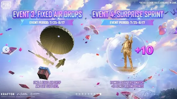 Event 3: Fixed Airdrops
