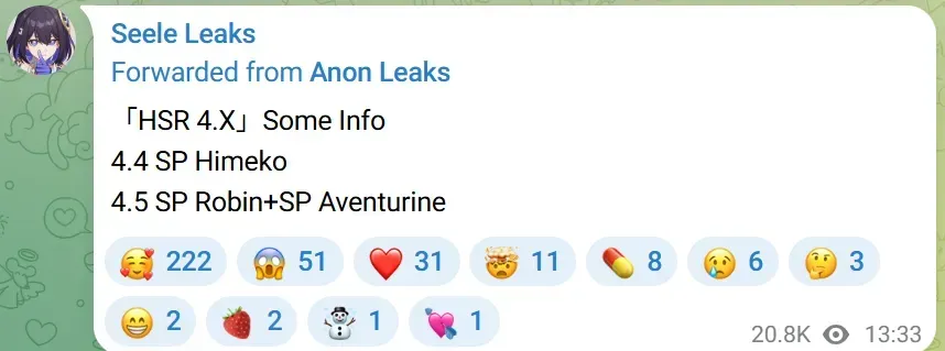 Les fuites de 4.4 et 4.5