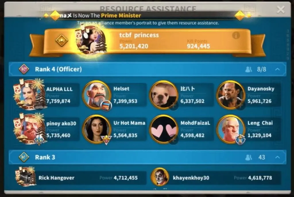 Rise of kingdoms alliance