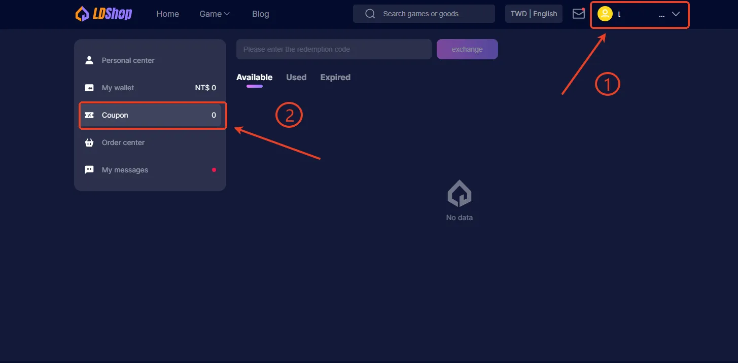 hoe to redeem ldshop coupon code