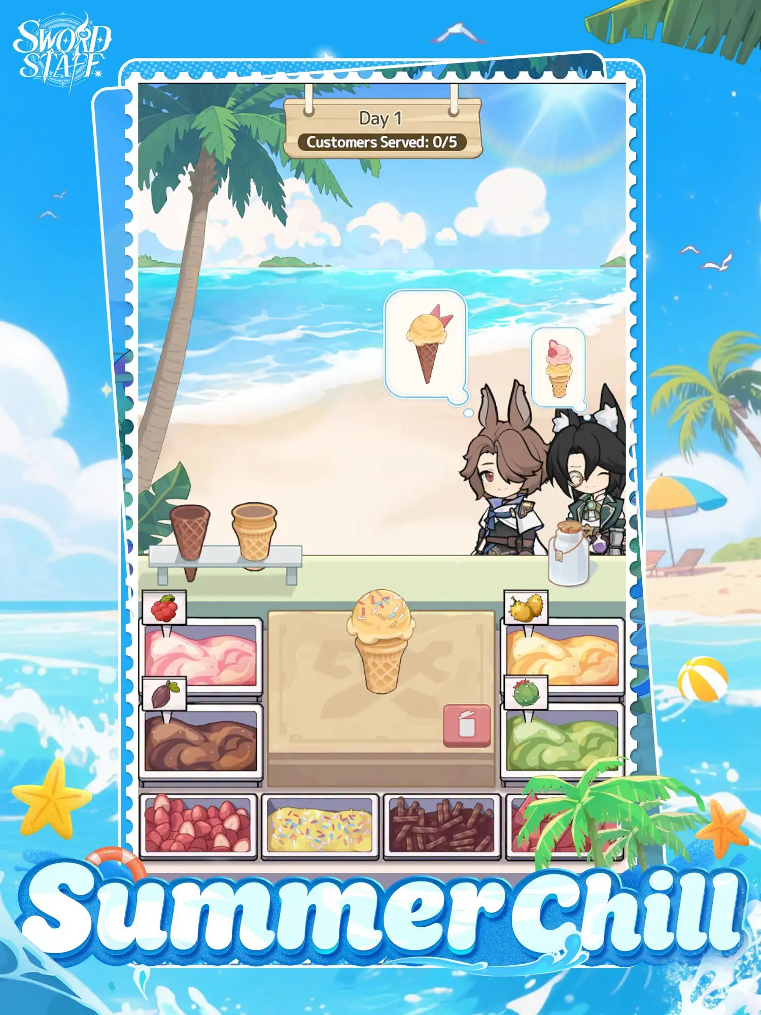 Ice Cream Shop Mini Game