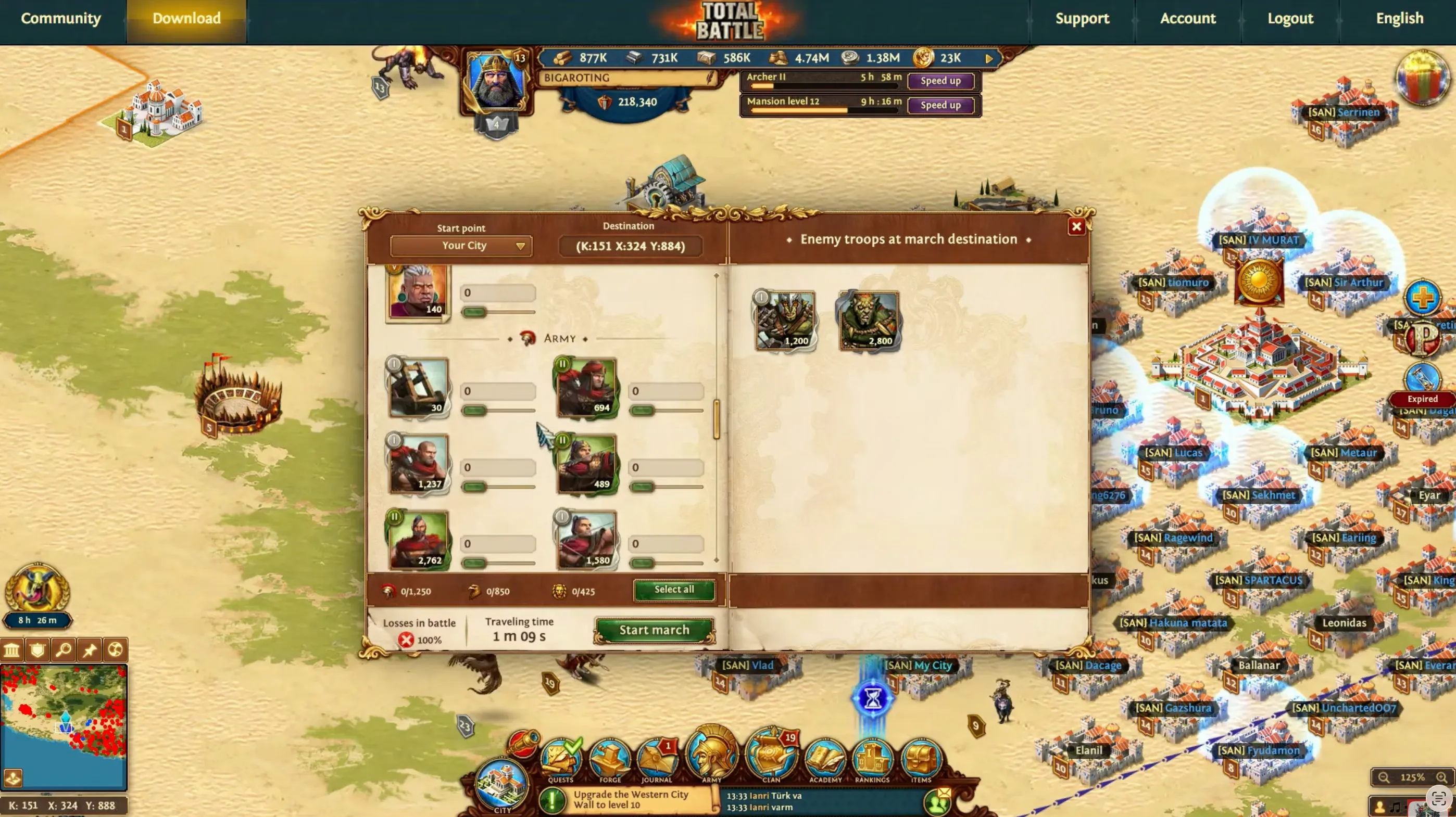 Total Battle Troop Management