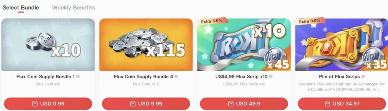 Flux Script Store | Rise of Kingdoms