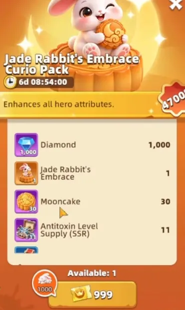 Jade Rabbit Curio Offer