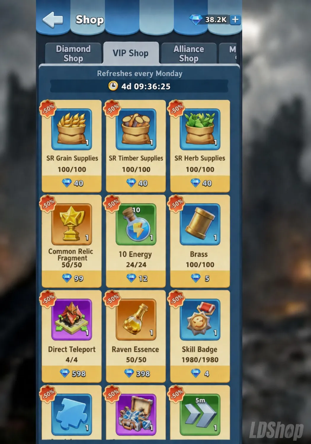 Last Asylum Vip Shop