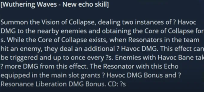 Nouvel Echo Sets
