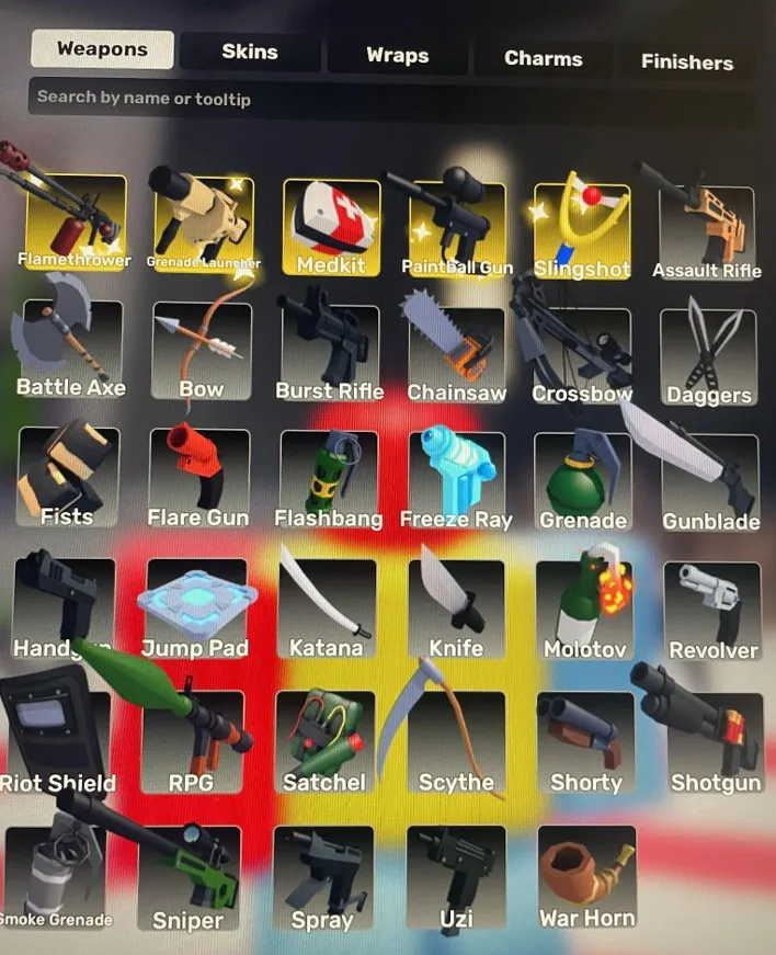 RIVALS Beginner Guide weapons