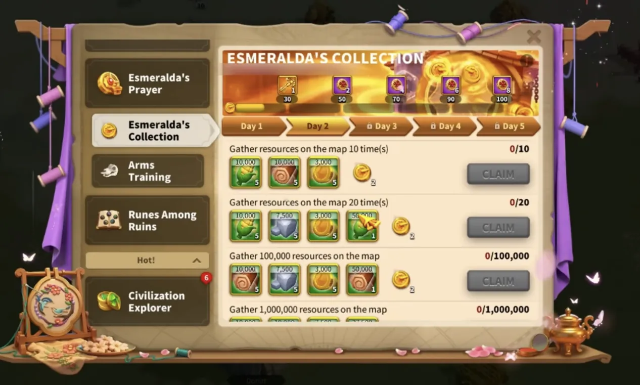 Esmeraldas Collection|Rise of Kingdoms