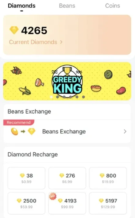 Virtual Gifts and Diamonds: The Foundation