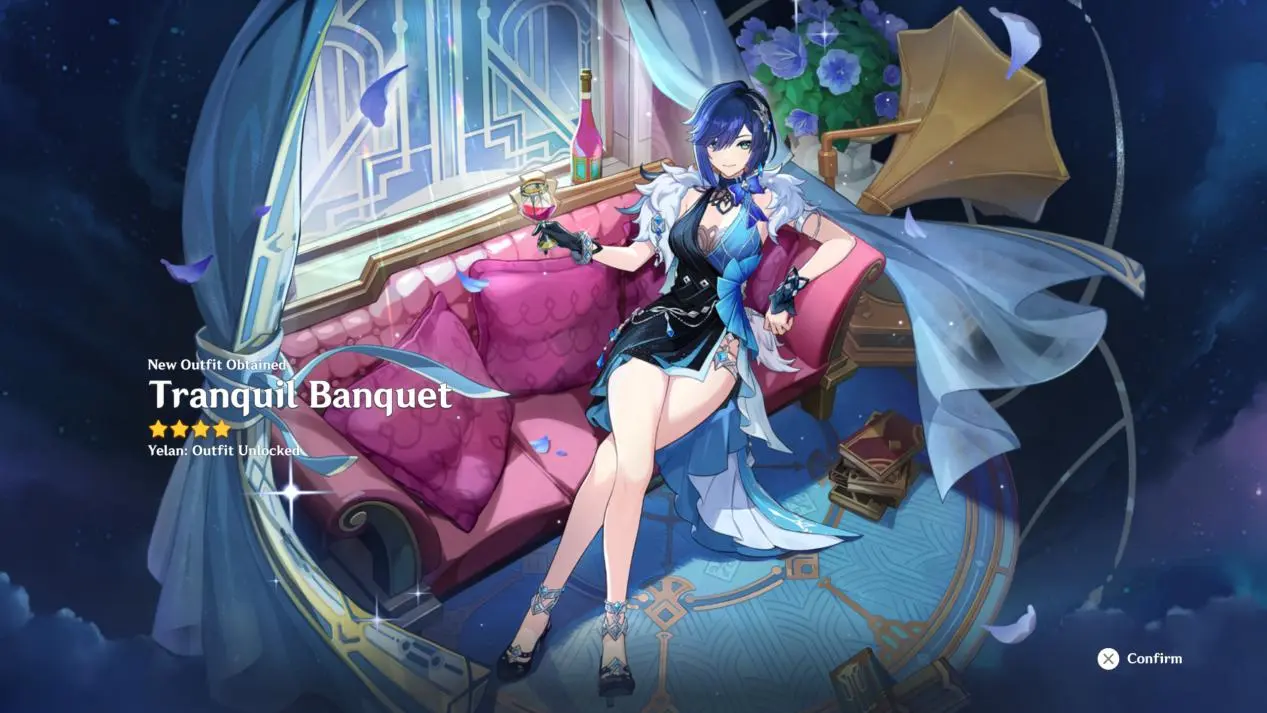 Yelan Tranquit Banquet Suit