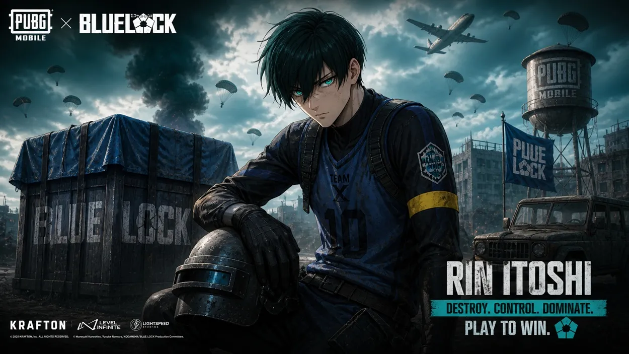 PUBG Mobile X Blue Lock Collaboration
