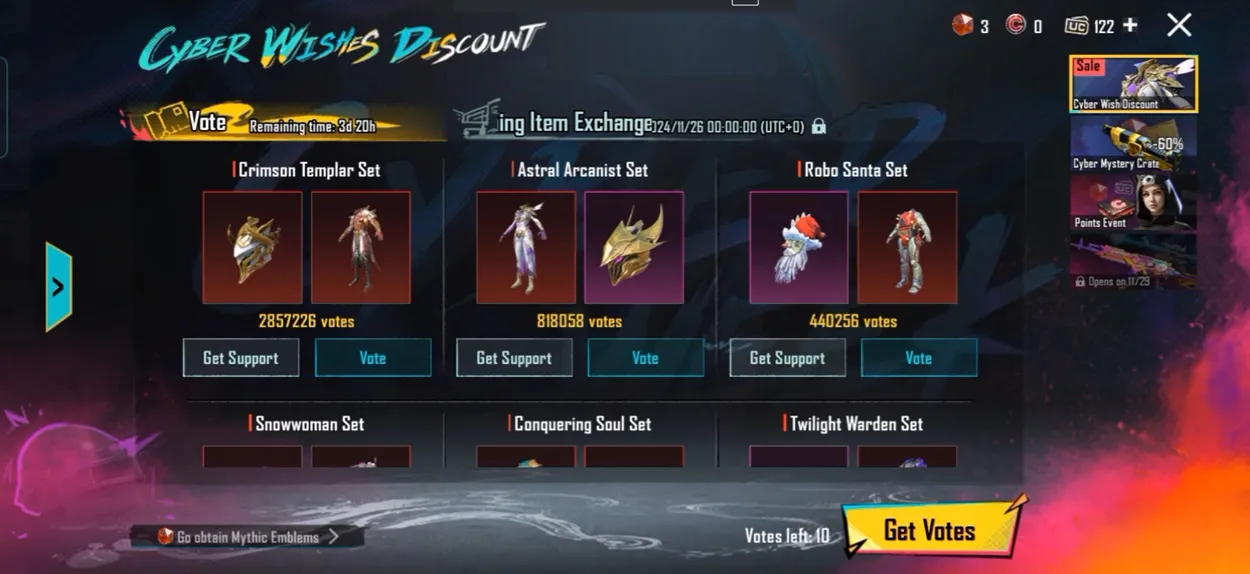 PUBG Mobile Cyber Week