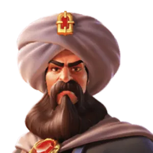 Baibars commander portrait in Rise of Kingdoms