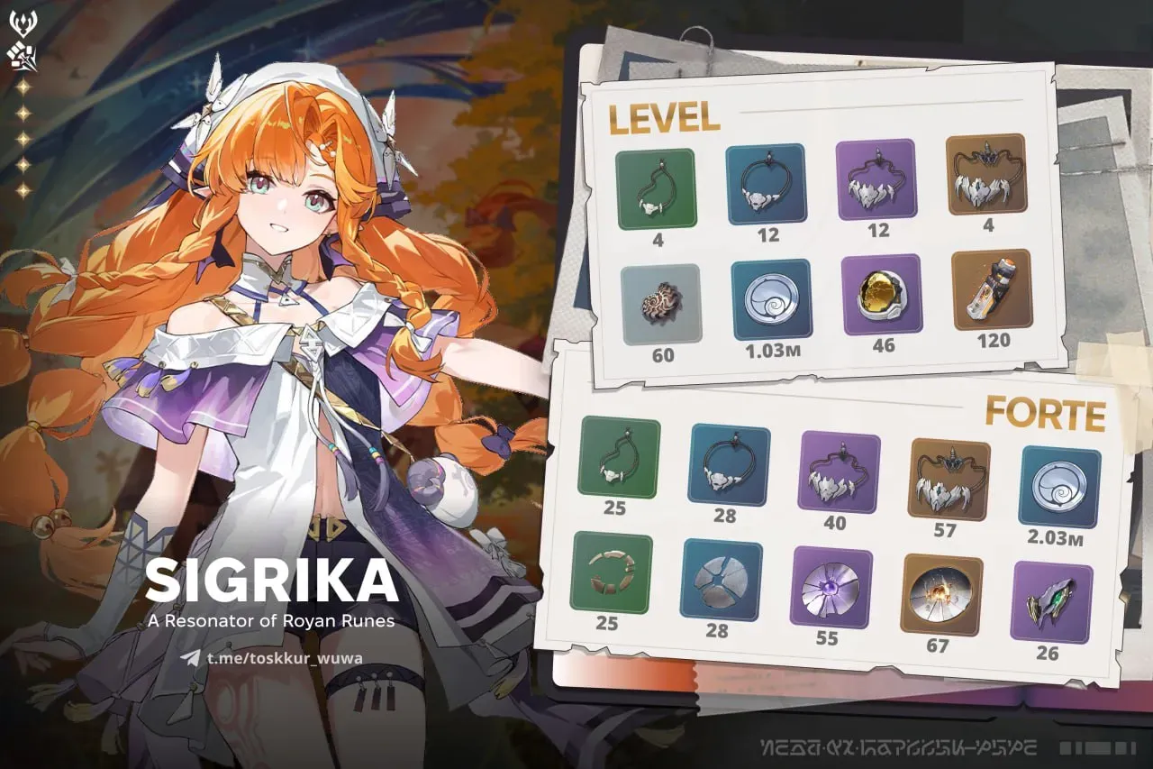 Meteriales de Sigrika