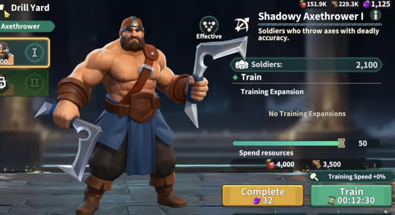 Unit Training Interface | Fate War