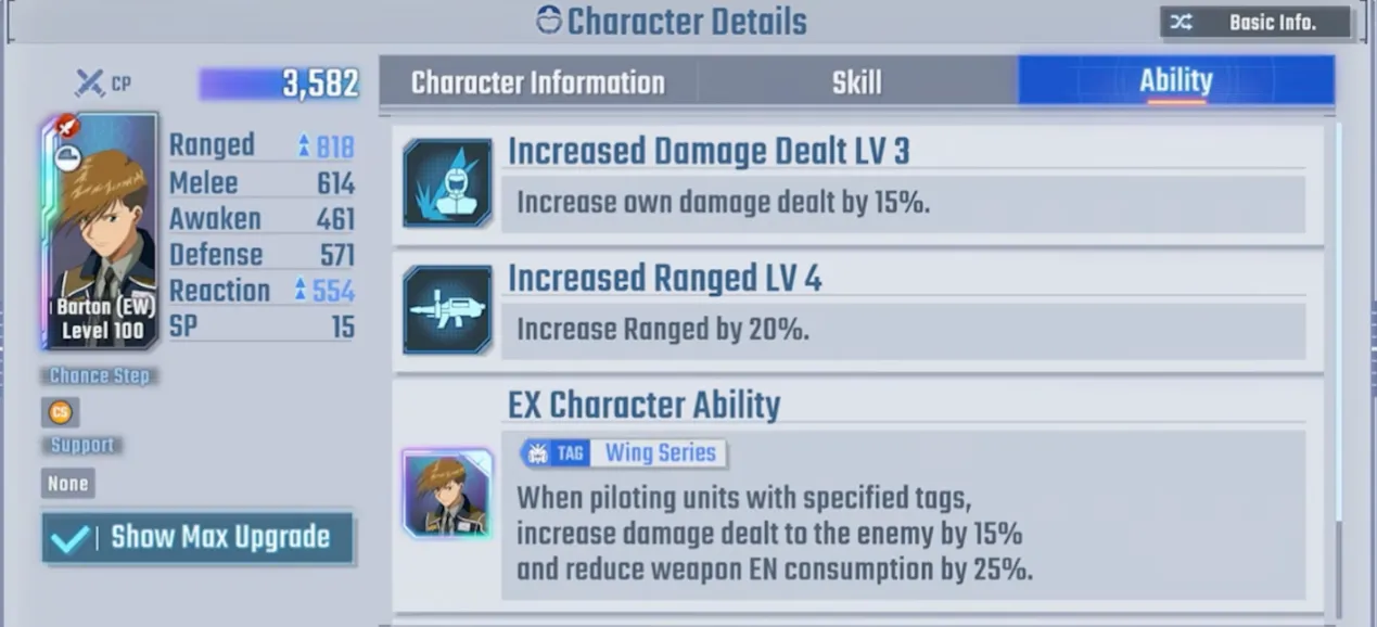 Trowa Barton Skills p1