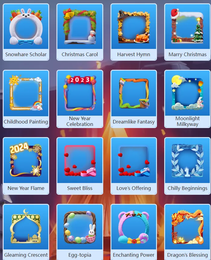 New Limited Avatar Frame & Decorations