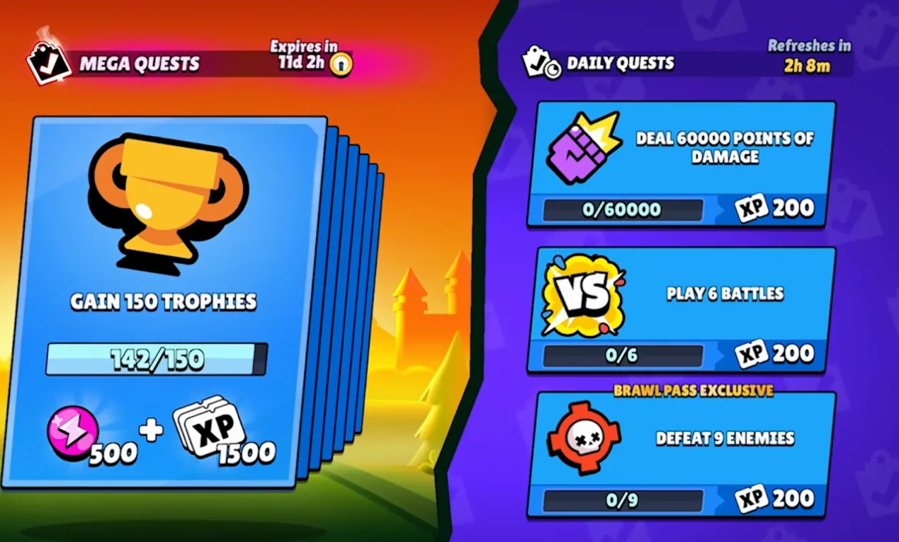 Mega quests