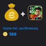 Starter Set：van Nistelrooij+100 Coins | eFootball™