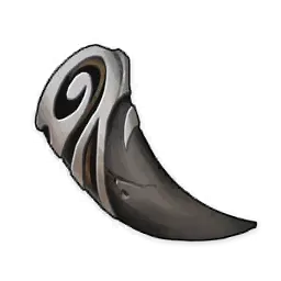 Gebrochener Zahn des Nordwolfs