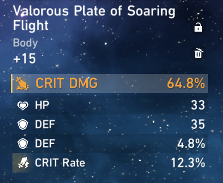 Valorous Plate of Soaring Flight Body