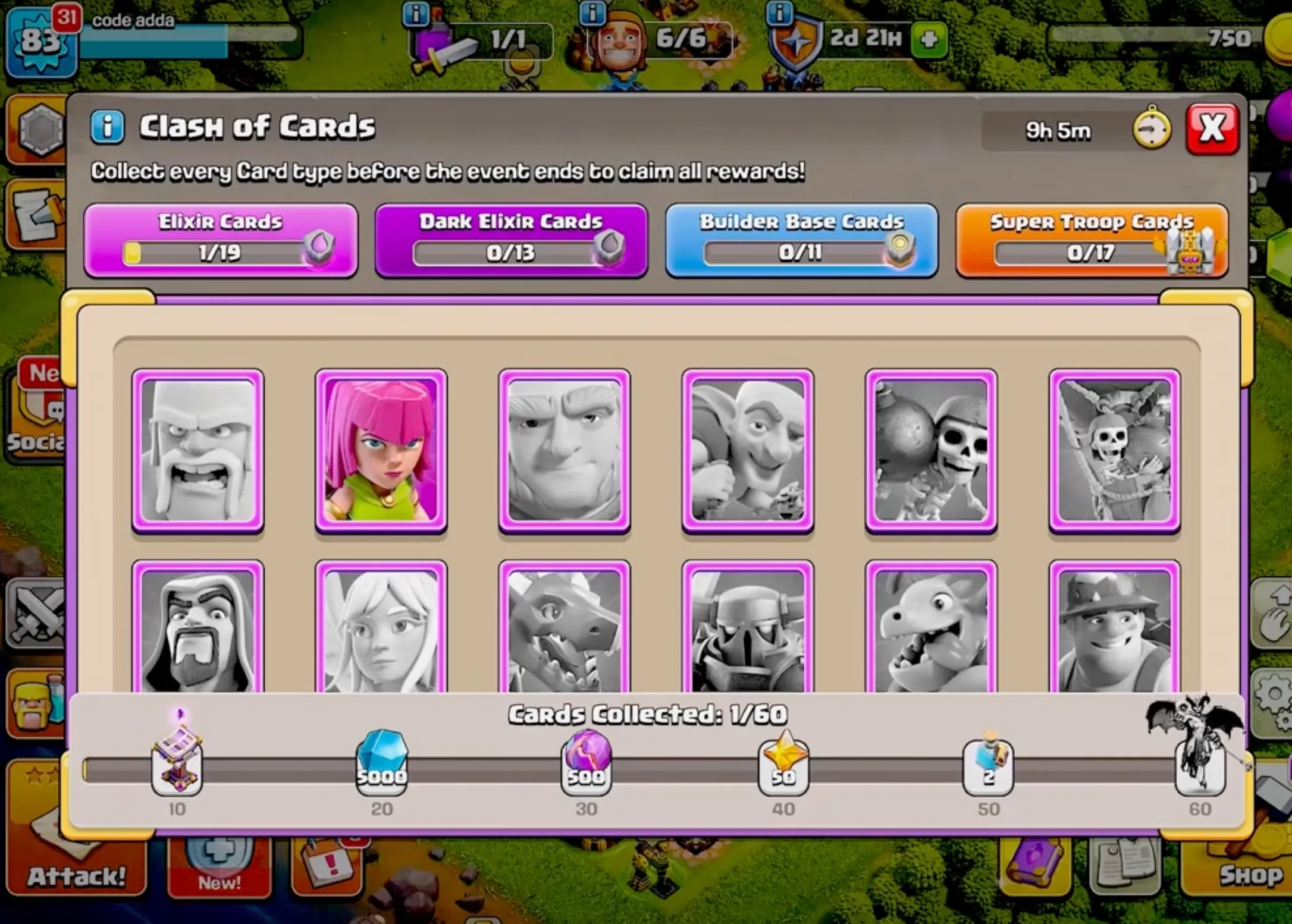 What is the Clash of Cards Event?