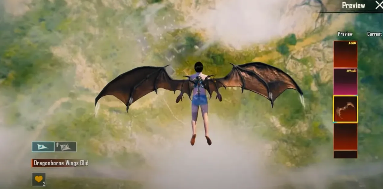 Dragonborne Wings Glider