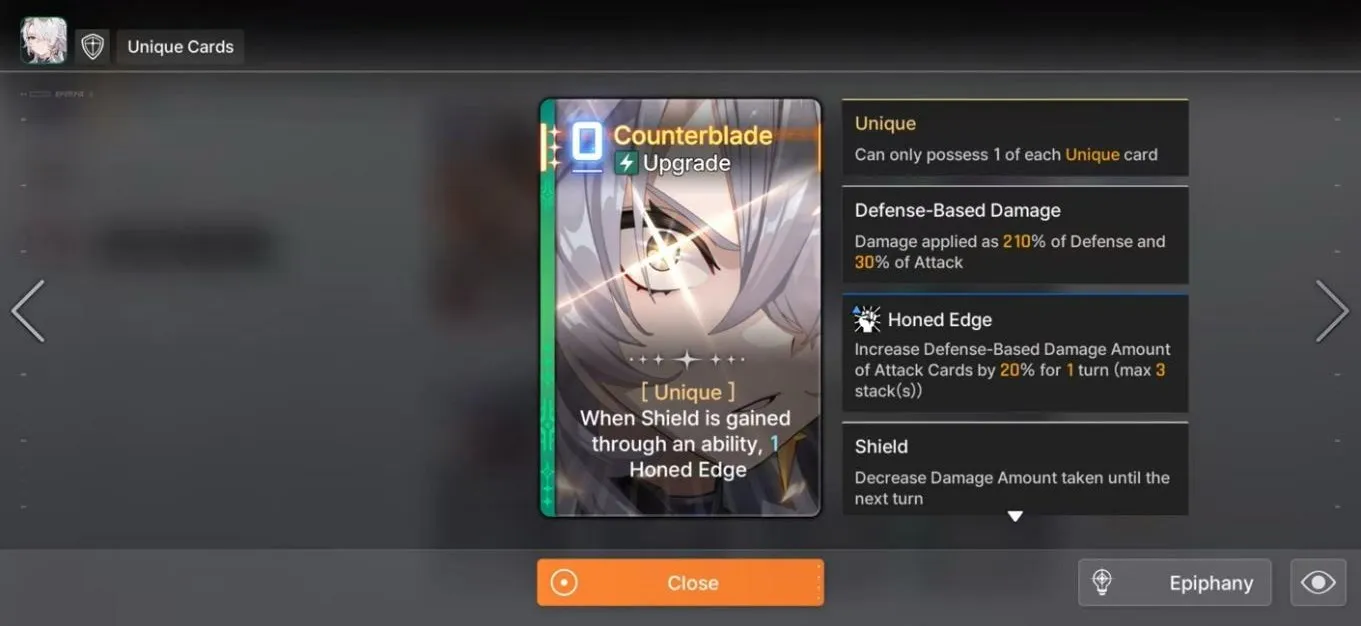 Core Damage Buff - "Counterblade"