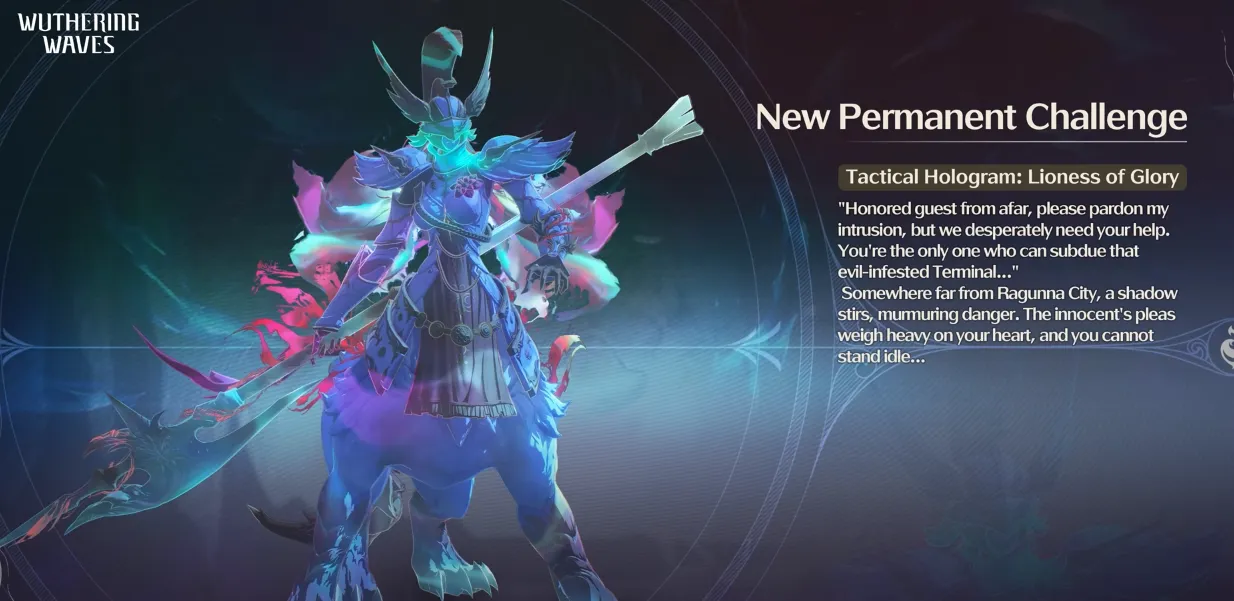 Tactical Hologram: Lioness of Glory