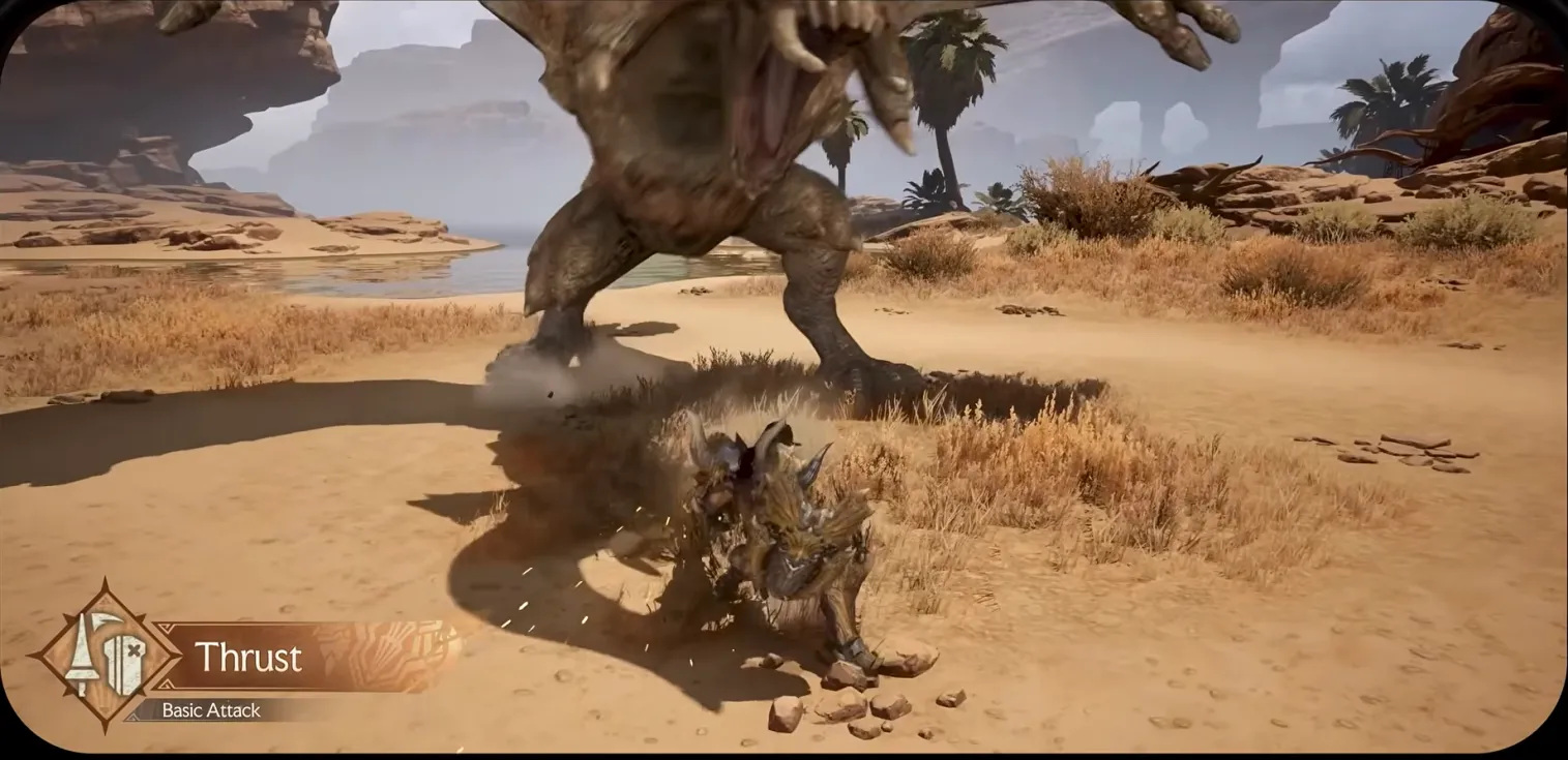 Basic Attack: Thrust