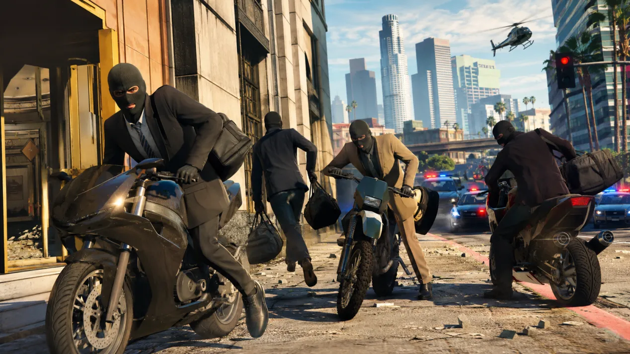 GTA Online Pacific Standard Job getaway