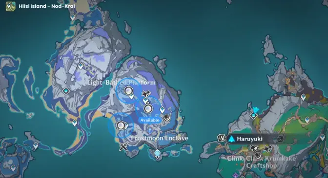 Moonfall Silver can be found on Hiisi Island.