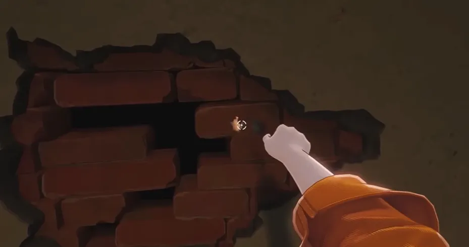 dig behind the poster