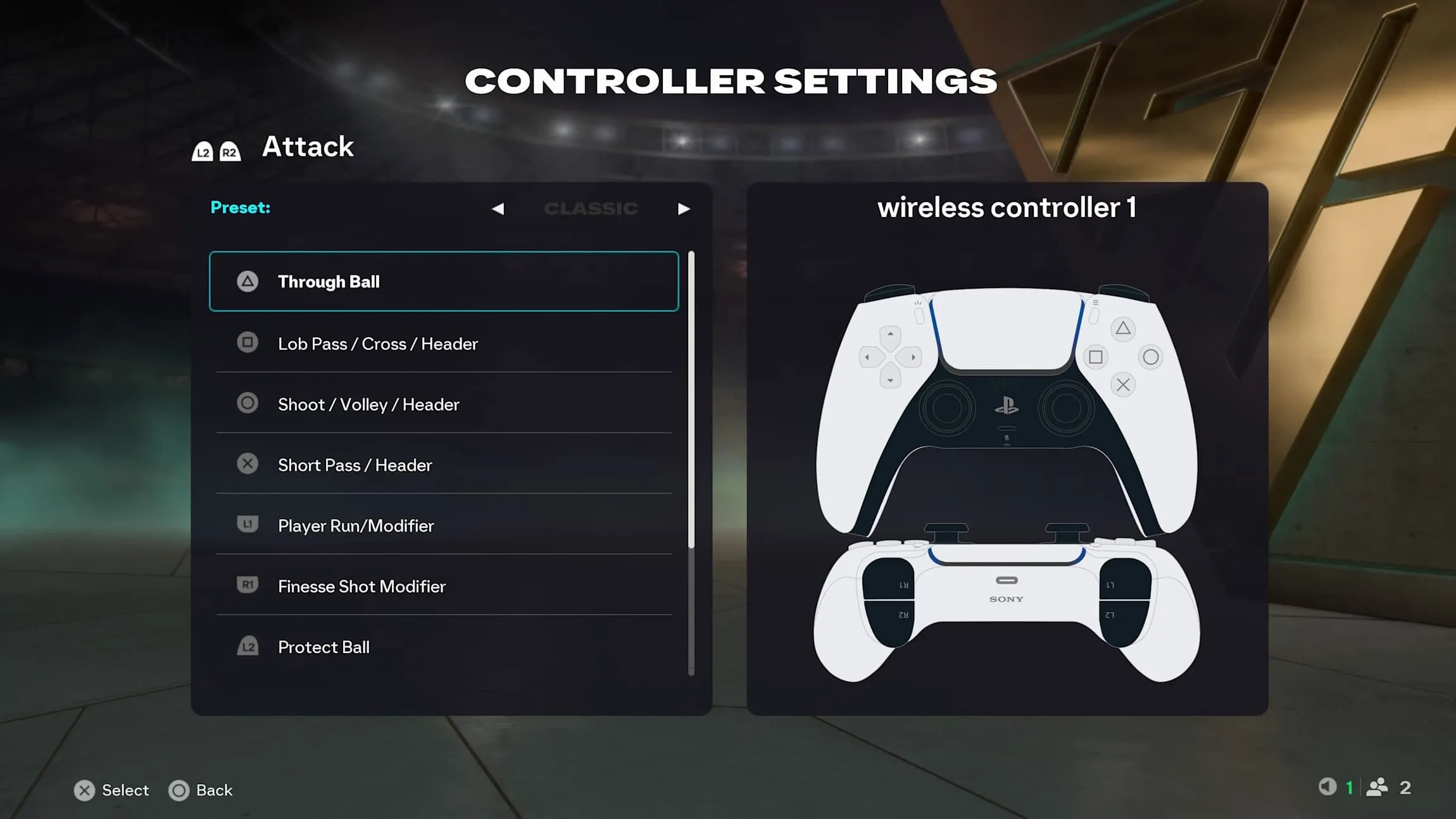 Core Controller Settings