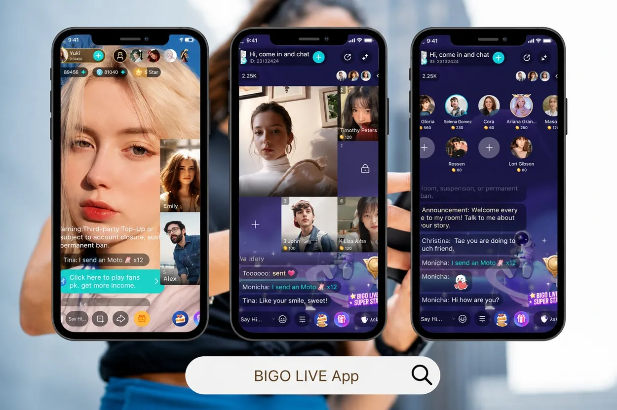 Bigo Live vs YouTube Live