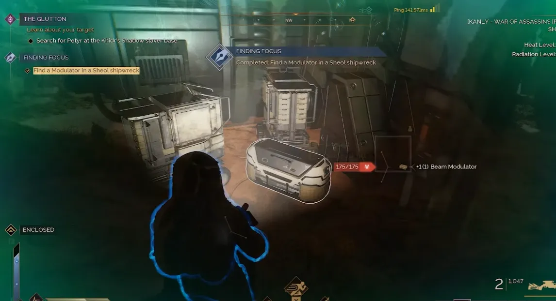 Locate a Modulator in the same wreck